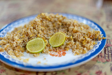 Knoblauchreis Thaifood