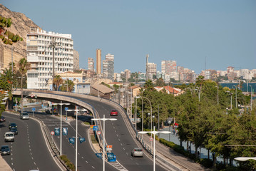 Obraz premium Autobahn durch Alicante, Spanien