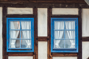 blaues Fenster