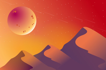 Obraz premium Desert landscape scene 