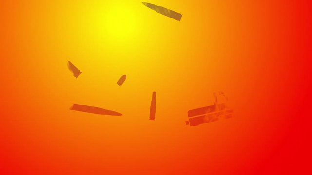 Abstract Weapon Animation Loop Background Video.