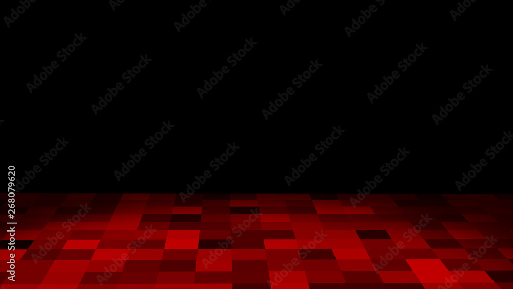 Poster animated pixelated loop art background 3d animation