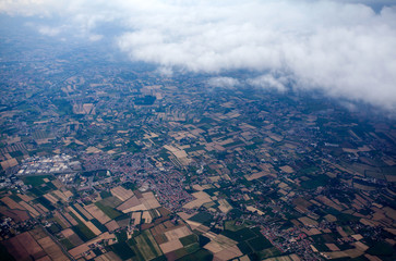 Obraz premium Airplane view