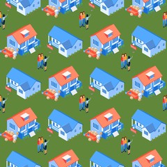 Seamless Pattern Illustration Property Selection.