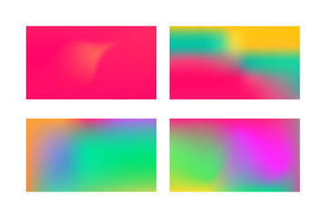 Naklejka premium Modern colorful flow poster.