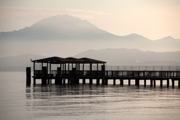 Fototapeta na wymiar Garda Lake