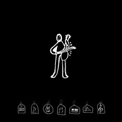 음악회 포스터 / 손으로 그린 음악 일러스트