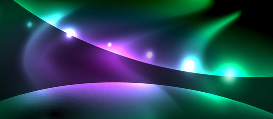 Glowing shiny light abstract background