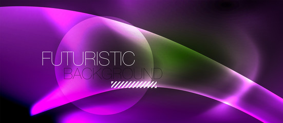 Glowing shiny light abstract background