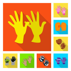 Fototapeta premium Vector design of own and textile sign. Collection of own and safety vector icon for stock.