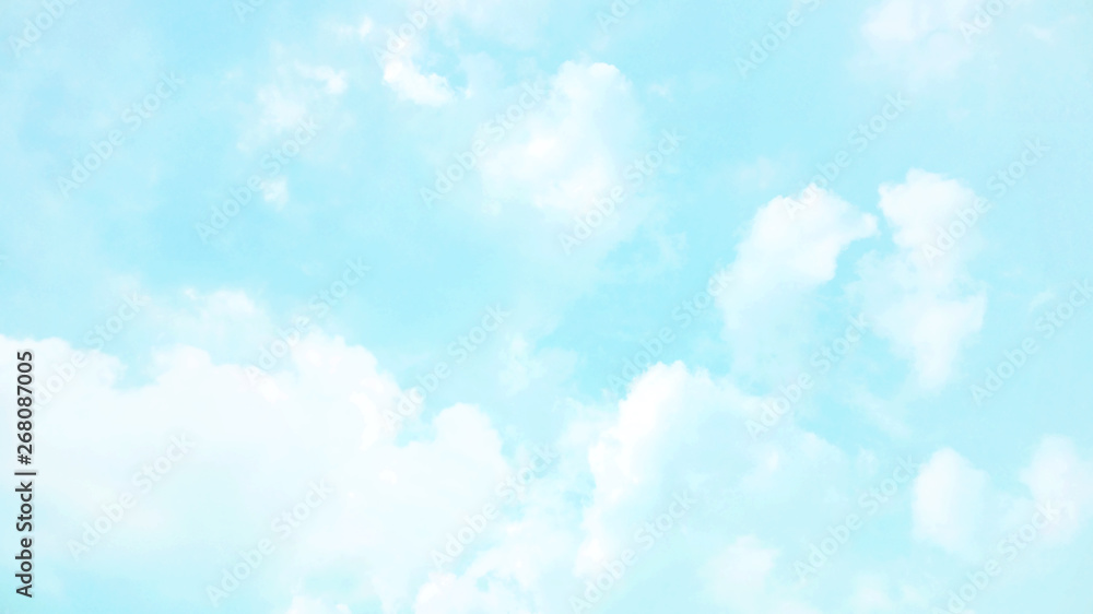 Poster abstract blurred beautiful soft cloud background with a pastel multicolored gradient concept for wed