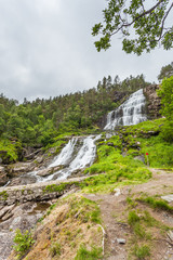 Svandalsfossen in Norway, Ryfylke route