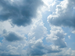 Obraz premium Sky and clouds before rain24