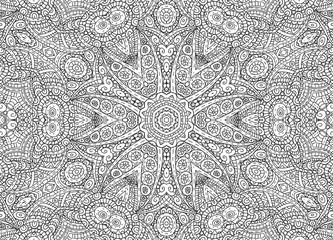 Abstract doodle outline pattern
