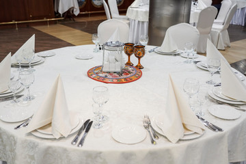 Russian style table decoration