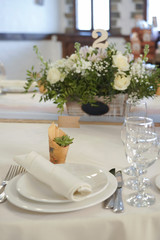 wedding table decoration