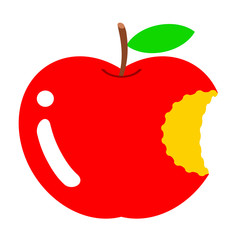 食べかけのリンゴ