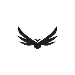 Naklejka premium Eagle logo design vector template
