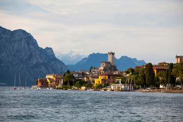 Naklejka premium Ancient town of Malcesine