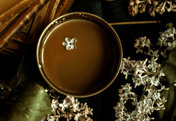 lilac 5 petals coffee