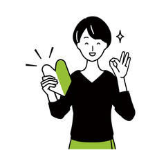 Illustration of beginner OK.