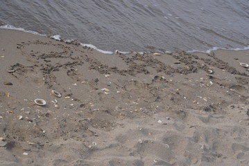 Déclaration dans le sable