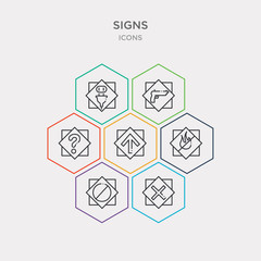 simple set of cross, prohibition circle, no fire allowed, up icons, contains such as icons question mark button, gun, plug and more. 64x64 pixel perfect. infographics vector