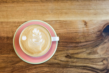 One cup of cappuccino.