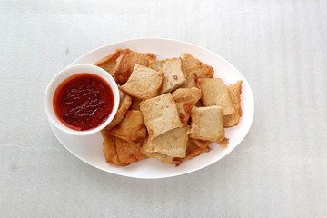 pancakes with sauce