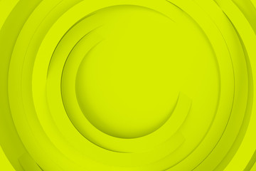 Abstract background with the image of a random rotating thin rings. 3D illustration