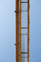 Förderband von Sand in Outdoor Industrieanlage