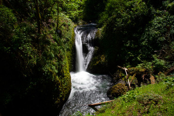 waterfall in deep forest