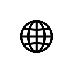 Internet icon, Go to web icon symbol vector. web icon vector