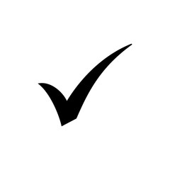Check mark icon, Tick icon vector illustration
