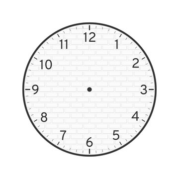 Square Clock Face Template