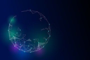 未来的なテクノロジーの背景