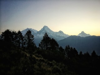 Napal  Mountains landscape