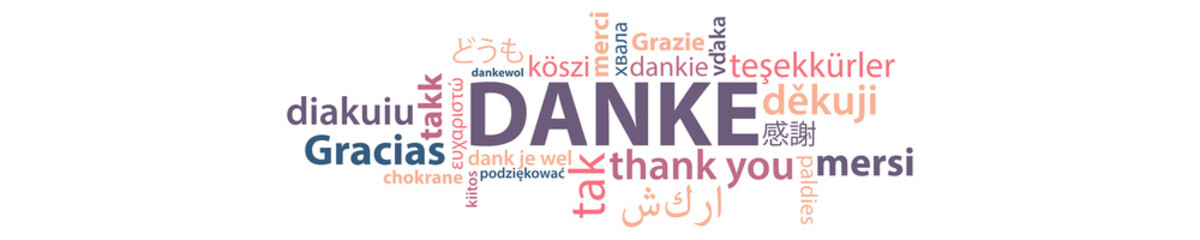 mehrsprachiges Danke-Panorama