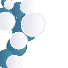 vector, abstract, information circles, business