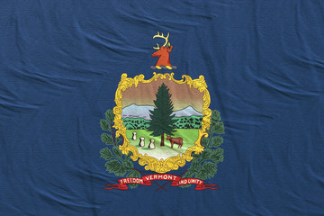 3d rendering of Vermont State flag