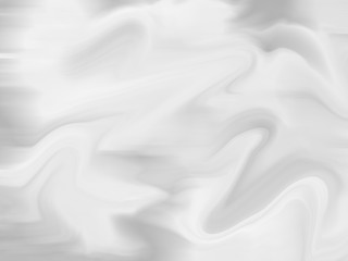 Monochrome blurred background. Soft abstract zigzags, waving stains. Gray, black and white hues. Psychedelic, surreal, dreamy, airy image