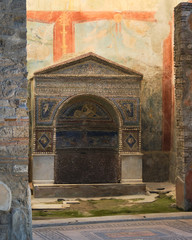 Pompeii, Decorated fountain