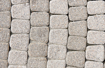 Pattern on stone pavement as background