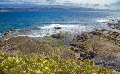 beach textures, El Confital beach