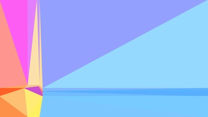 light sky blue, sandy brown and pastel magenta multicolor background art. simple geometric shape background for poster, banner design, wallpaper or texture