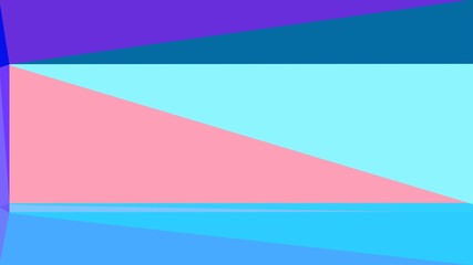 modern contemporary art with light sky blue, pastel magenta and blue violet colors. simple geometric background for poster, cards, wallpaper or texture