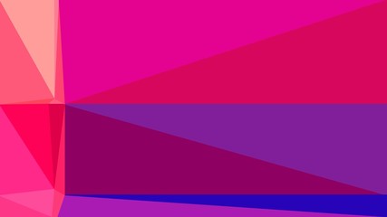 Obraz premium dark magenta, deep pink and purple multi color background art. abstract triangle style composition for poster, cards, wallpaper or texture