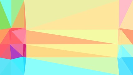 modern contemporary art with pale golden rod, turquoise and pale violet red colors. simple geometric background for poster, cards, wallpaper or texture