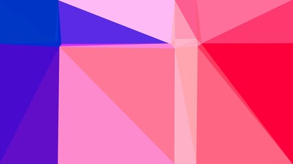geometric hot pink, slate blue and crimson color background. for creative poster, cards, wallpaper or texture design