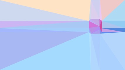 light blue, bisque and corn flower blue multi color background art. abstract triangle style composition for poster, cards, wallpaper or texture